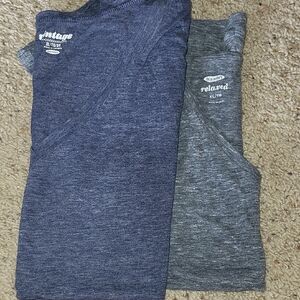 Old Navy Blue and Gray Short Sleeve Tees
